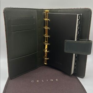 Celine monogram agenda PM with extra GUCCI address book refill